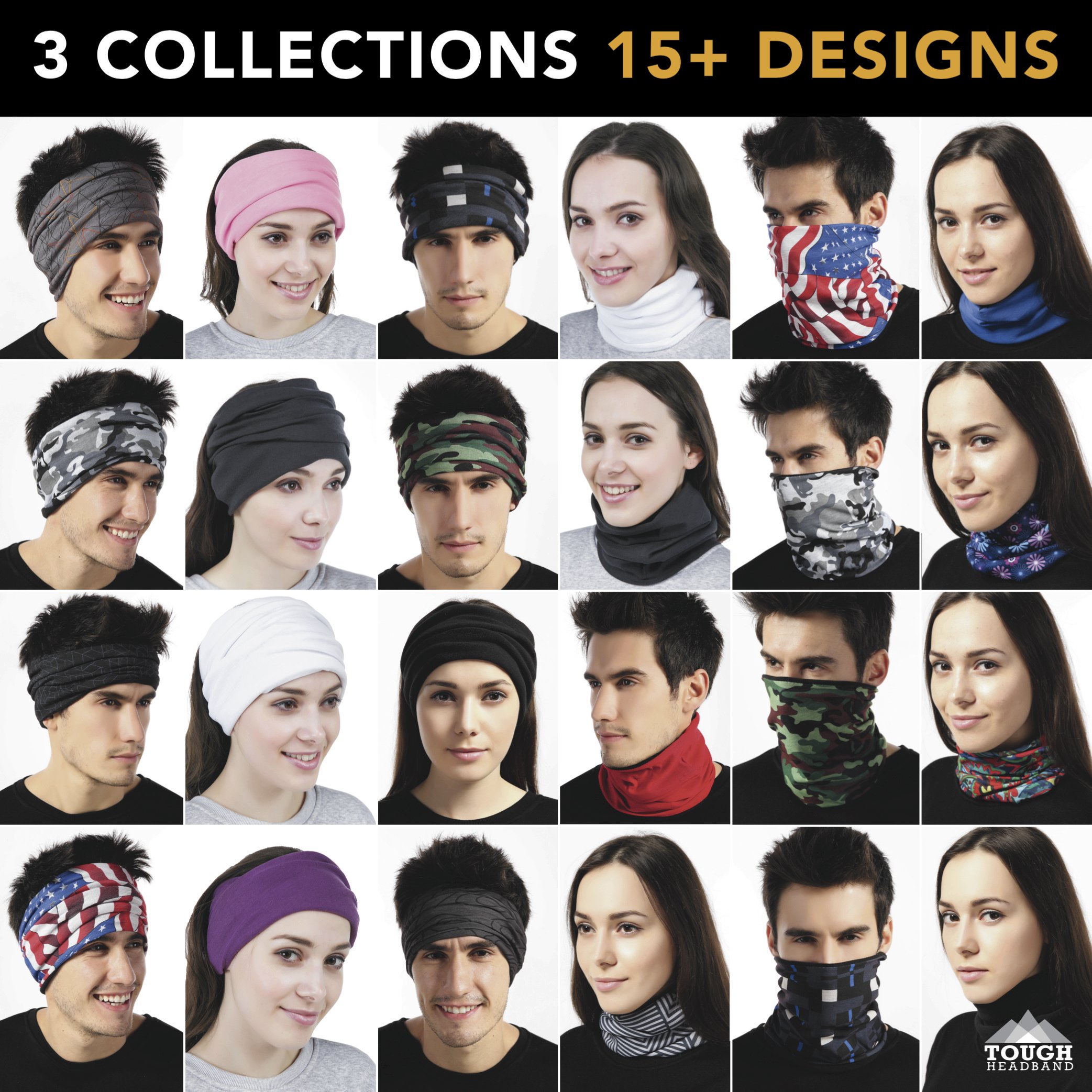 Fleece Neck & Ear Warmer - Reversible Neck Gaiter, Mask, Headband & Beanie Fleece Neck & Ear Warmer - Reversible Neck Gaiter, Mask, Headband & Beanie