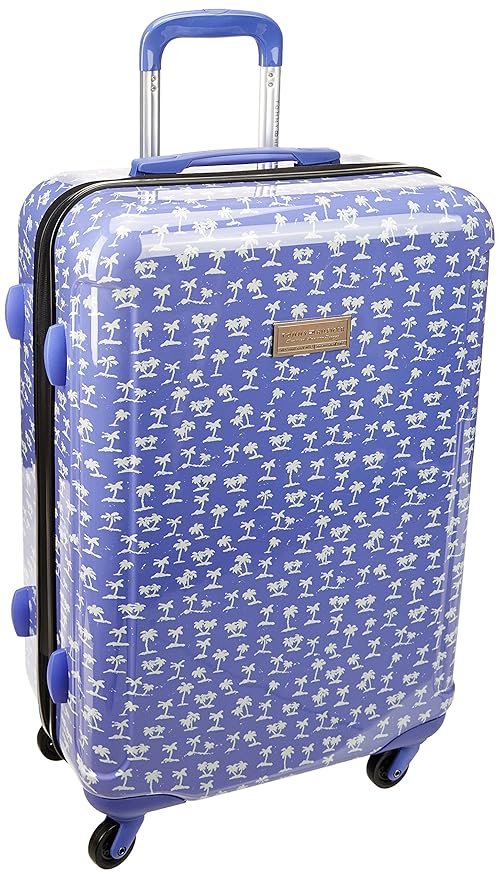 palm tree hard suitcase