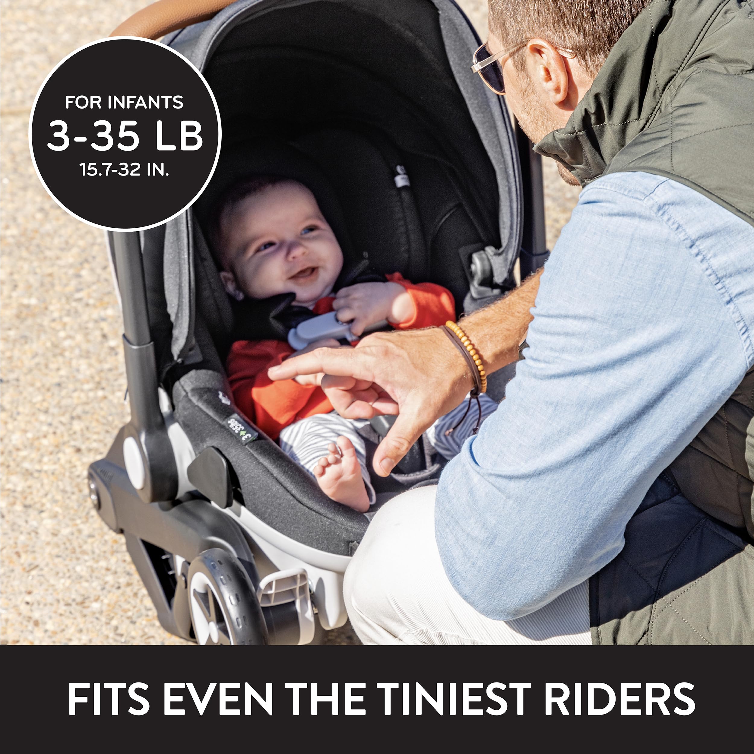 Evenflo Gold Shyft DualRide Infant Car Seat and Stroller Combo with