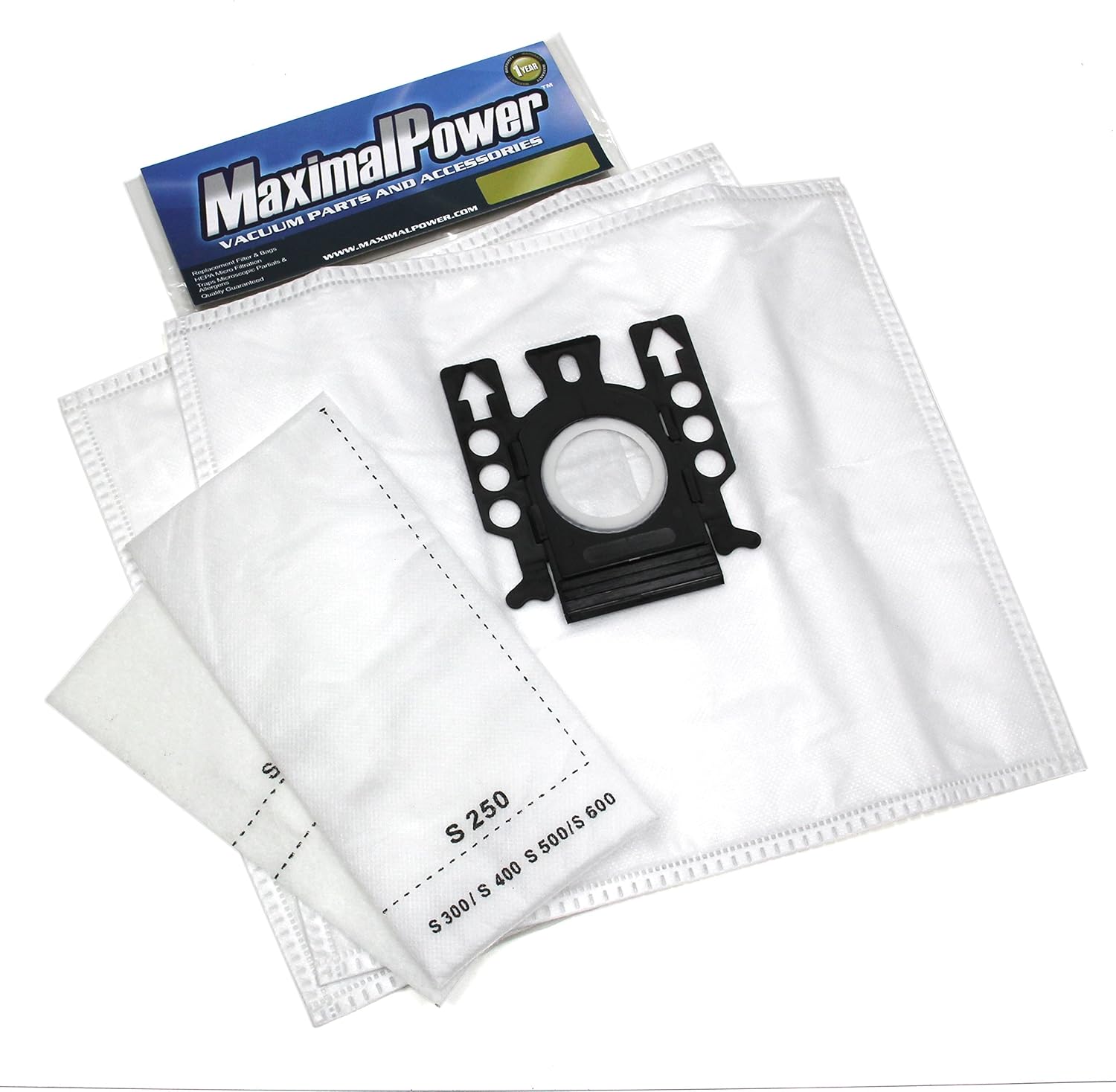 MaximalPower VB VF MIE FJM Synthetic HEPA Style Allergen High Filtration 2 Bags + 2 Filters Combo