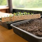 Deerstone Bamboo Seed Planting Ruler & Mini Dibber Set 12 Inch Vegetable view 2