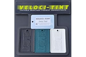 Veloci-Tint Raptor Liner Tintable Bedliner Pigment Concentrate 2oz Pouch 100+ Colors Available (Deep Teal)