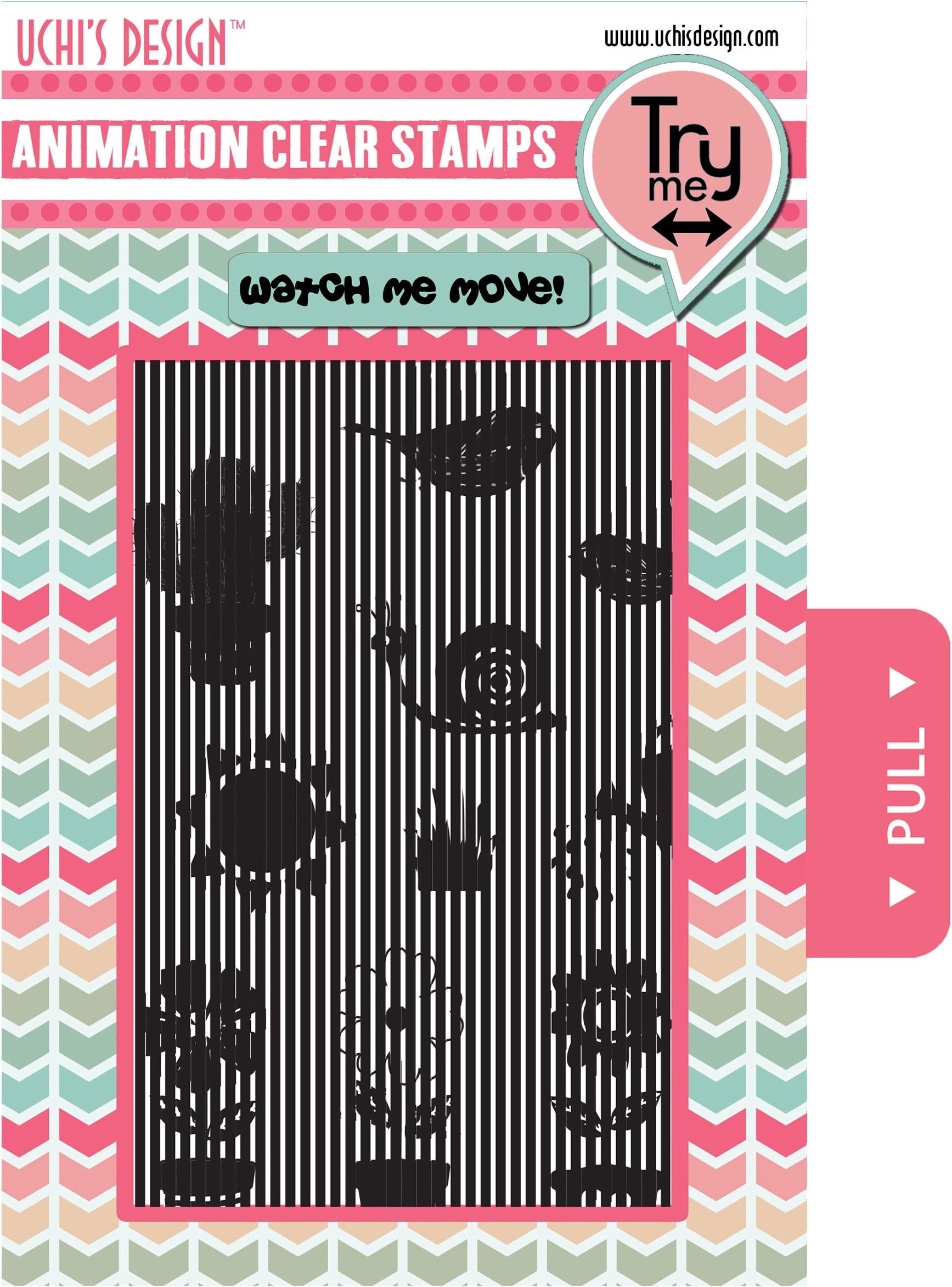 Uchis Design Animation Clear Stamp - Growing Garden