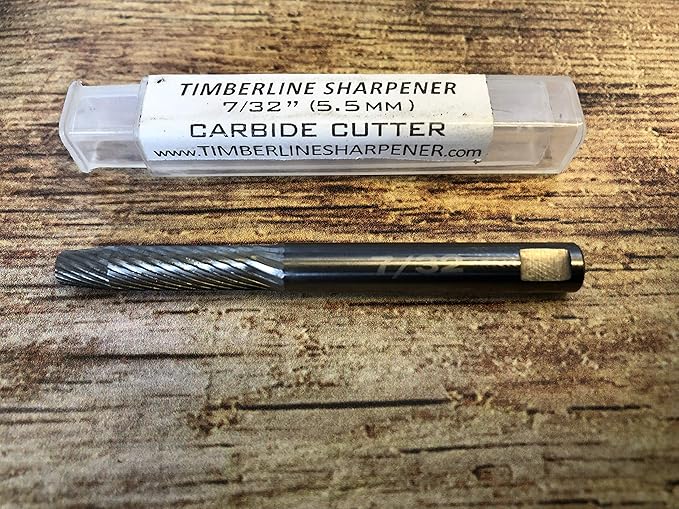 Carbide Cutter for Timberline Chainsaw Sharpener (Large 5.5mm or 7/32