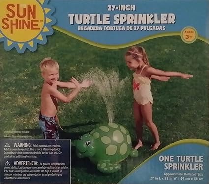 turtle sprinkler toy
