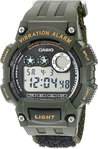 casio illuminator green