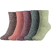 BenSorts Women's Winter Boots Socks Thick Warm Cozy Crew Socks Solid Color Gifts