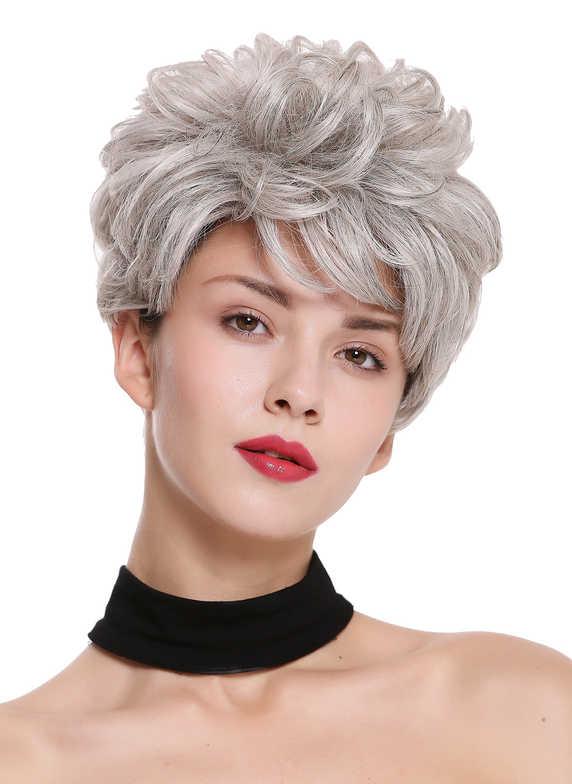 WIG ME UP - DW-2700-51 Lady Quality Wig Short Voluminous teased wavy silver gray