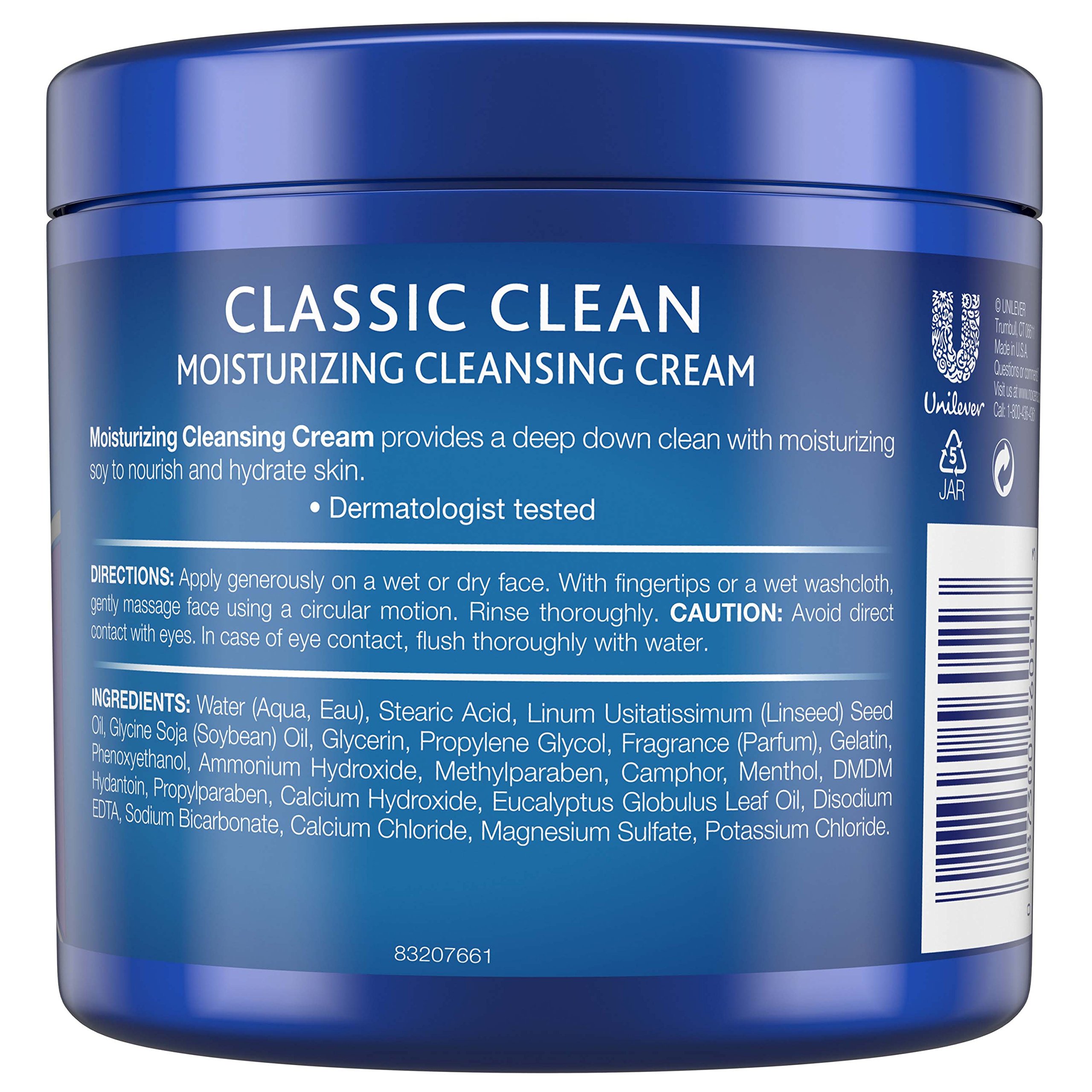NOXZEMA Classic Clean, Moisturizing Cleansing Cream, 12 Ounce Plastic by Noxzema
