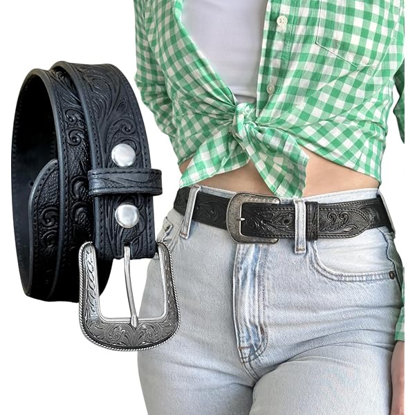 Amazon.com: American Darling Belt Beautifully Hand Tooled  display picture 3