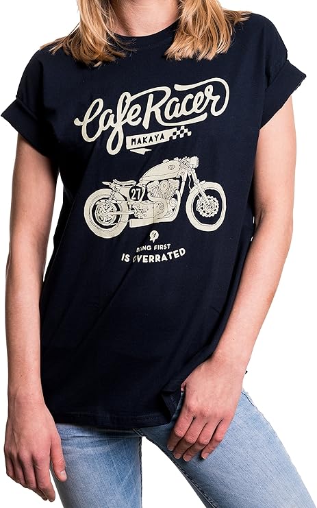 camisetas café racer para mujer