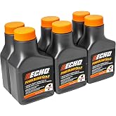 Echo Products, Echo 6450001G Power Blend Gold Oil Mix 50:1 for 2 stroke2cycle Outdoor Power Equipment, High Performance Semi Synthetic, Low Smoke Emission 2.6 fl oz (6 Pack), 6450001G 2.6 fl oz