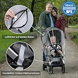 Bemece Universal Rain Cover for Pushchair Pram Breathable Transparent view 3