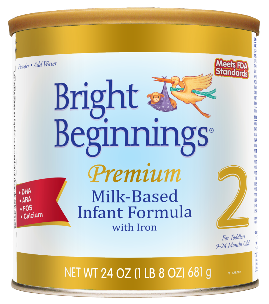 Bright Beginnings Premium MilkBased Baby Powder Formula