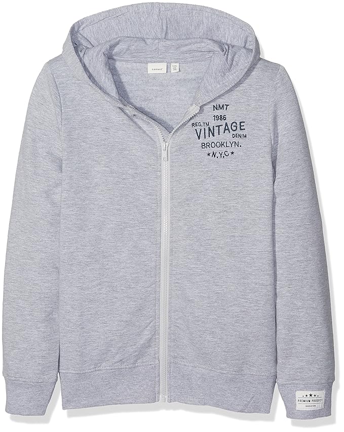 NAME IT Jungen Sweatshirt Nitvintage Bru SWE Card W Hood M NMT