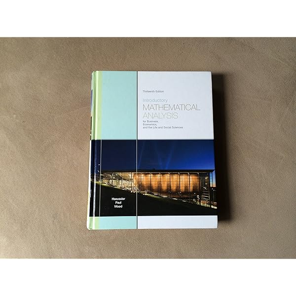 Introductory Mathematical Analysis for Business, Economics