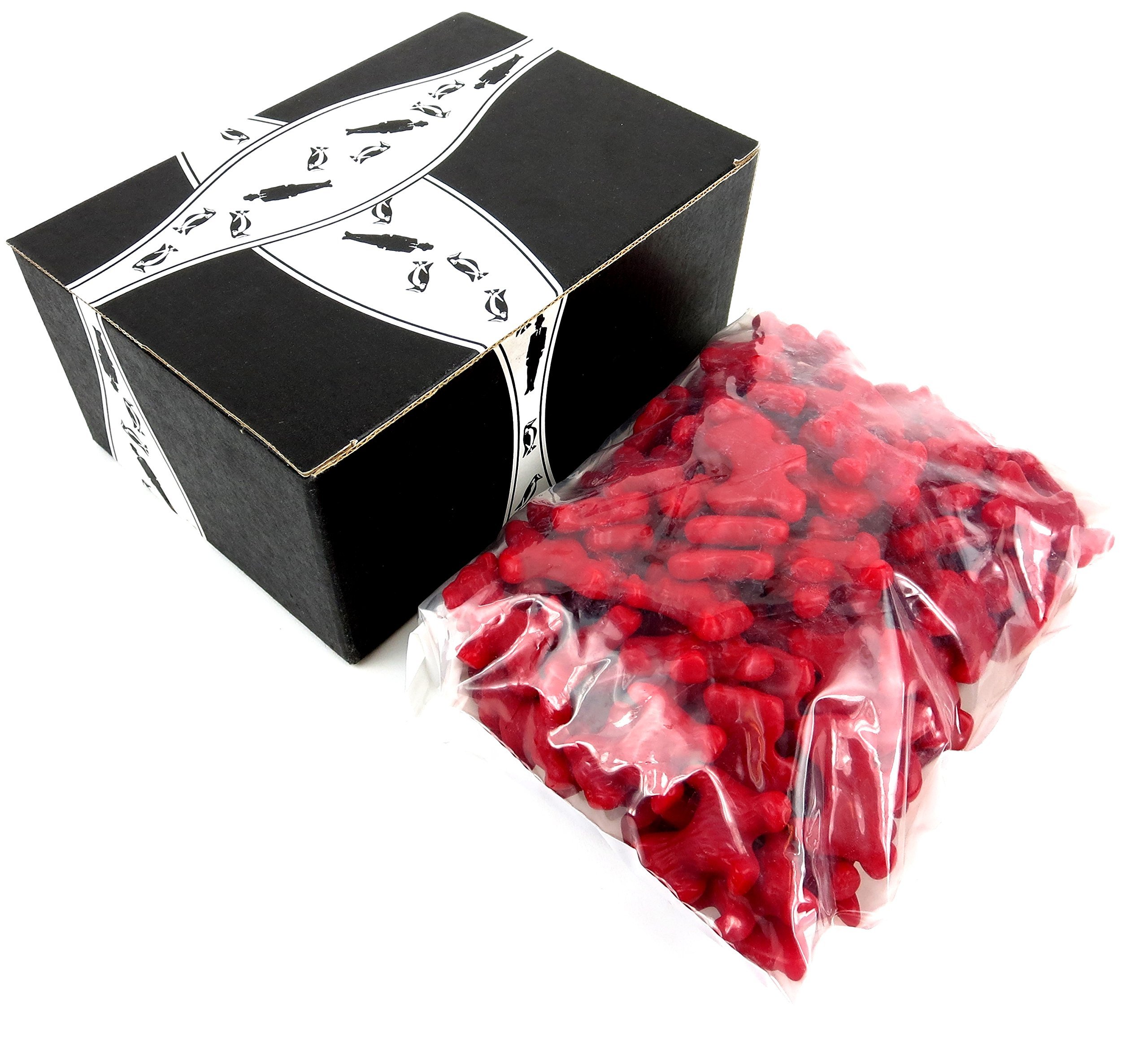 Gimbal's Red Licorice Scottie Dogs, 2 Lb Bag In A BlackTie Box on