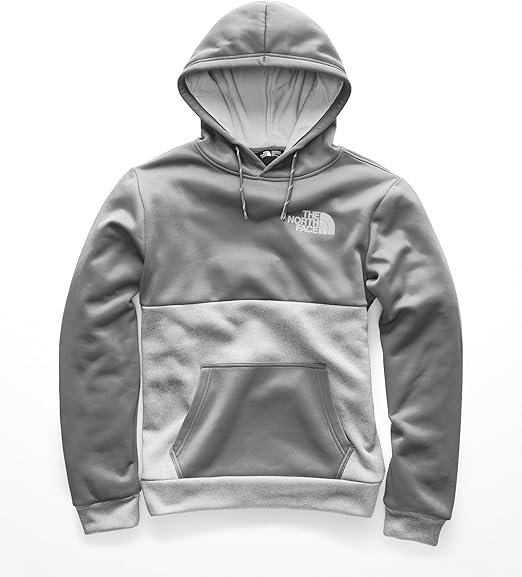 The North Face Men S Surgent Bloc P O Hoodie Mid Grey Tnf Light Grey Heather S Amazon De Bekleidung