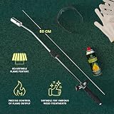 Green Haven Weed Burner with 8 Butane Canister Auto Ignition Flame Thrower view 3