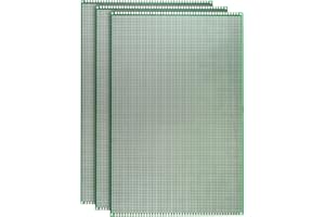 Double Sided PCB Board,D DZRCOXI Large PCB Circuit Board Protoboard 3Pcs 20X30CM for DIY Soldering Electronic Projects Compatible with Arduino Kits (20X30CM-3Pcs)