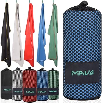Premium Xxl Microfibre Serviette De Bain Avec De Transport