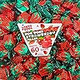Strawberry Bon Bons Hard Candy | 1 Pound Bulk Bag | Strawberry Candy Individually Wrapped | Filled Bonbons Candy | Hard Candy With Soft Center