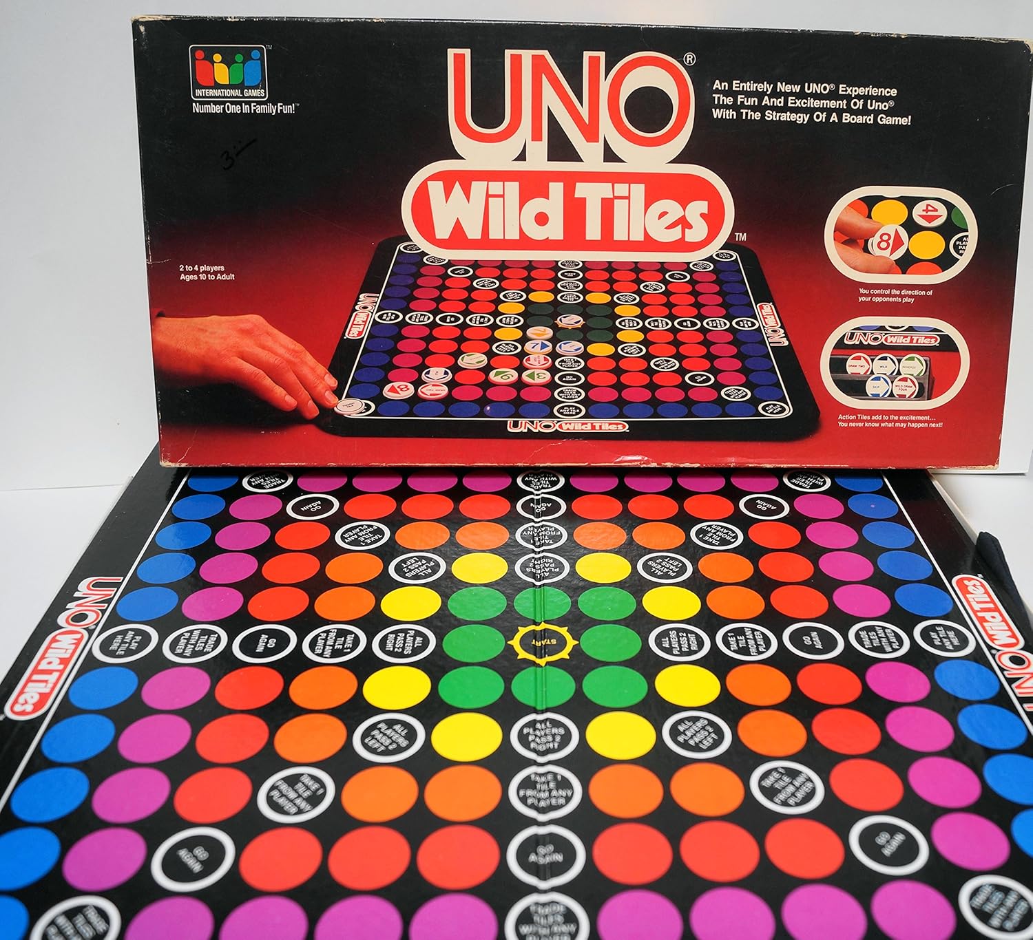 Amazon [ウノワイルドタイル]UNO Wild Tiles Board Game. UNO Wild Tiles na [並行輸入品