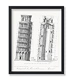 Poster Master Vintage Leaning Tower of Pisa Poster