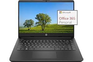 HP Newest 14" Ultral Light Laptop for Students and Business, Intel Quad-Core N4120, 8GB RAM, 192GB Storage(64GB eMMC+128GB Mi