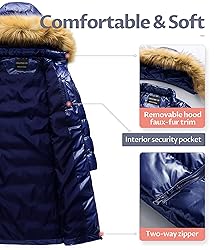 CREATMO US Women's Long Winter Casual Jacket Faux