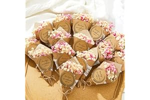 Otuuz 30 Pcs Mini Dried Flower Bouquet Magnet Bulk Wedding Baby Shower Flower Party Favors for Guests Natural Dried Flowers Bundle Mother's Day Graduation Home Decoration DIY Crafts Gifts