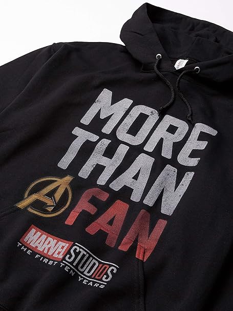 marvel men's 10th anniversary more than a fan hoodie