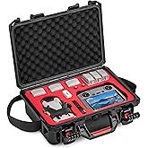 STARTRC Mini 4 Pro Waterproof Hard Carrying Case for DJI Mini 3 Pro/3 Accessories, Travel Case for Fly More Combo (RC2/RC/N1/N2 Controller)