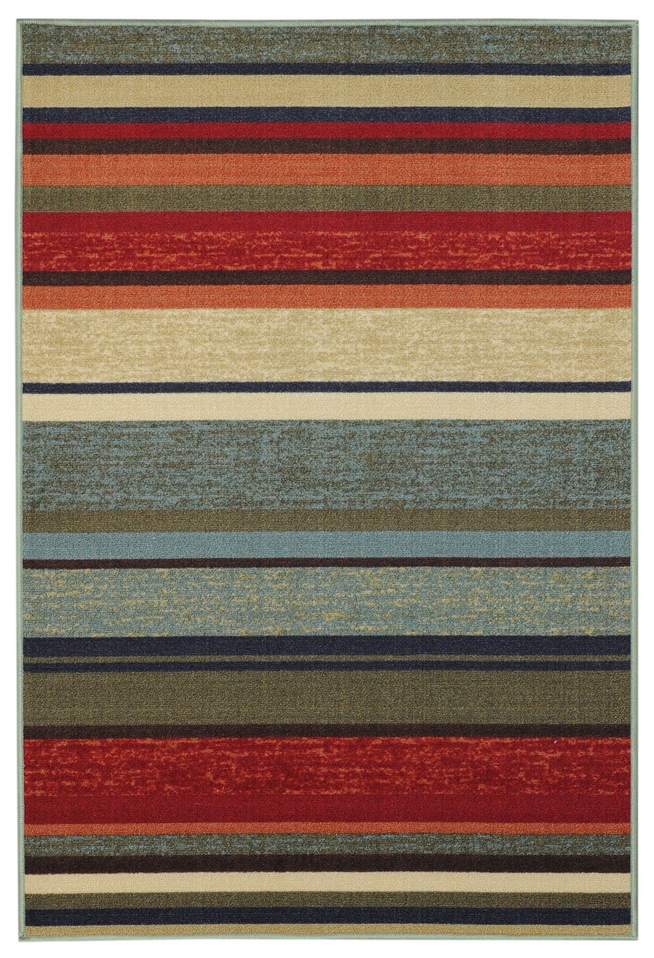Rubber Back Multicolor Stripes Non-Slip (Non-Skid) Door Mat Rug 18" X 31" Hmm.. 15 91egmXlpqWL