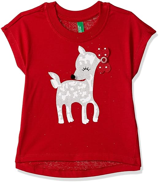 Baby Girls Plain Regular Fit T-Shirt