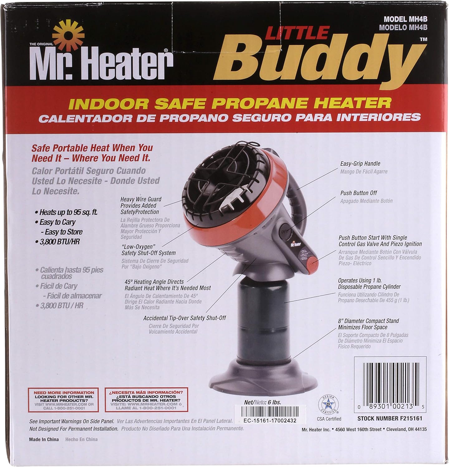 Amazon Com Mr Heater F Little Buddy Indoor Safe Propane Heater Electronics