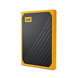 WD 2TB My Passport Go SSD Amber Portable External