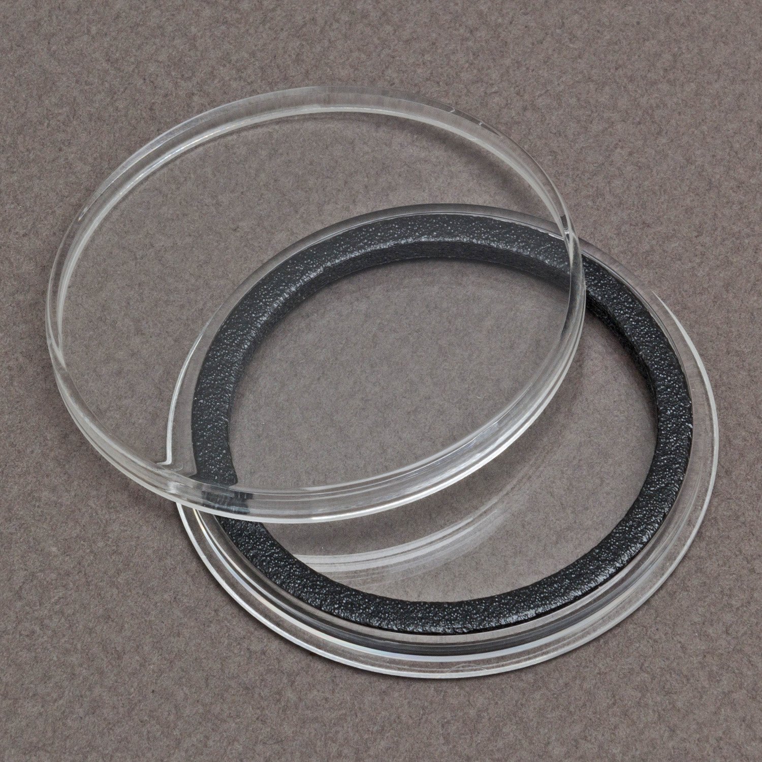 AirTite Y50.8mm White Ring Capsule Holders for 2 Challenge Coins Qty