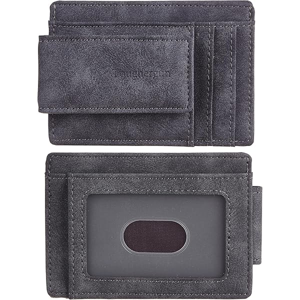 Bryker Hyde - Portafolios De Bolsillo Frontal Con Bloqueo RFID, Delgada Y Minimalista, Clip Para Dinero, 9 Ranuras, Piel, Café Oscuro Con Ranura Para Tarjeta Extraíble, Bifold Minimalista