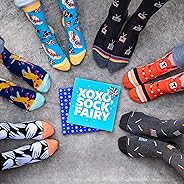 Foot Cardigan - Monthly Fun Sock Subscription As Seen on Shark Tank - Men's Crew Sock 