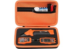 Aenllosi Hard Case for Klein Tools ET310 AC Circuit Breaker Finder & 80016 Circuit Breaker Finder Tool Kit & 80041 Outlet Repair Tool Kit & RT250 GFCI Outlet Tester Organizer (Case Only)