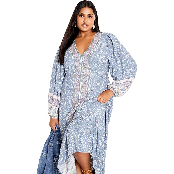 charlotte maxi dress Kiara Printed Smocked Maxi Dress in Brown Small