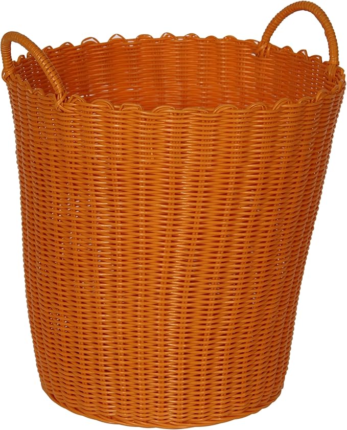 ORANGE PLASTIC BASKET 44 X 45cm H Amazon.co.uk Kitchen & Home