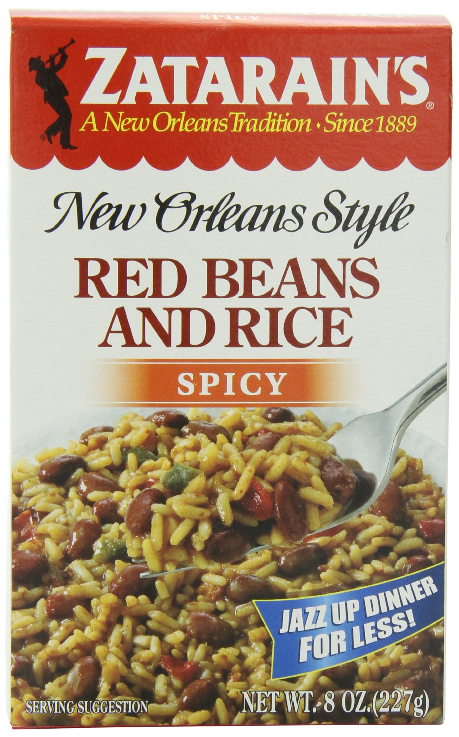 ZATARAIN'S Reduced Sodium Red Beans and Rice, 8Ounce