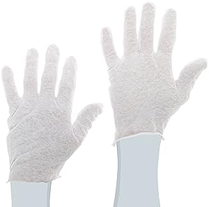 Protective Industrial 97-500 Cotton Lisle Economy Light Weight Men's Glove Liner, White (Pack of 12)