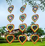 DJUAN Wind Spinners Outdoor Garden Decor,Colorful