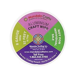 Mandala Crafts Anodized Aluminum Craft Wire for