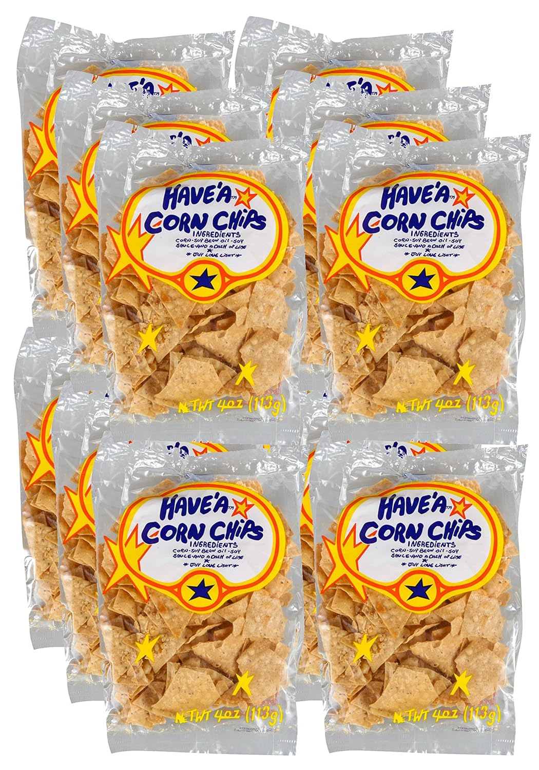 Have'a Corn Chips, Regular Flavor, 4Ounce Bag (Pack of 12)