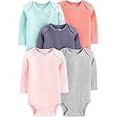 Simple Joys by Carter's baby-girls 5-pack Long-sleeve Bodysuit
