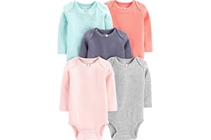 Simple Joys by Carter's baby-girls 5-Pack Long-Sleeve BodysuitBodysuit